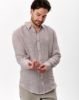 Image de Chemise lin manches longues rayée L TAUPE