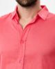 Image de Chemise voile de coton unie manches courtes S INCARNAT