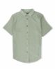 Image de Chemise voile de coton unie manches courtes S KAKI
