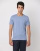 Image de T shirt coton bio-wash col rond S ARDOISE