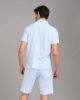 Image de Polo chemise boutonné velours éponge 3 XL GLACIER