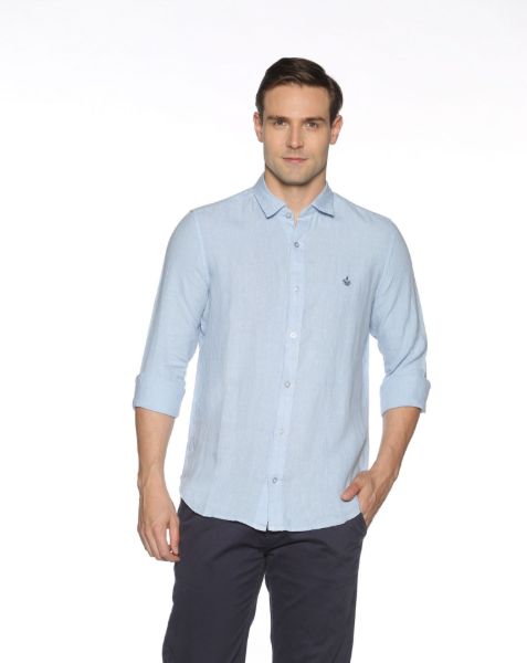 Image de Chemise lin unie XL GLACIER