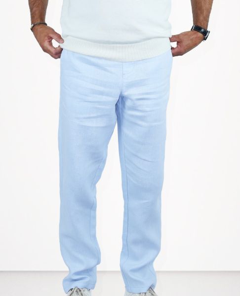 Image de Pantalon lin élastiqué 2 XL GLACIER