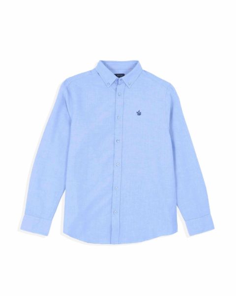 Image de Chemise regular fit Oxford unie XL CIEL