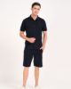 Image de Polo chemise boutonné velours éponge XL MARINE