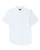 Image de Chemise voile de coton unie manches courtes M BLANC