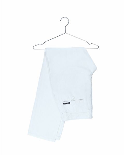 Image de Pantalon chino lin 48 BLANC