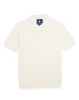 Image de Polo en tricot léger 100 % coton bio 3 XL CREME