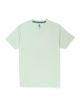 Image de T shirt coton bio-wash col V L CELADON