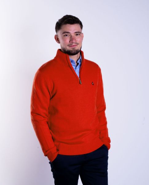 Image de Pull laine col camionneur L KAKI